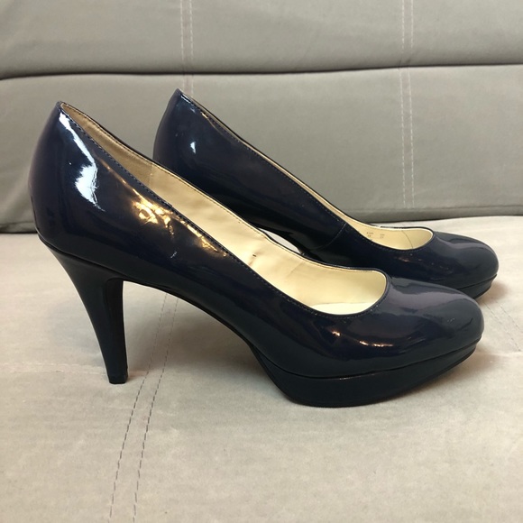 Nickels Navy platform heels - Picture 3 of 8